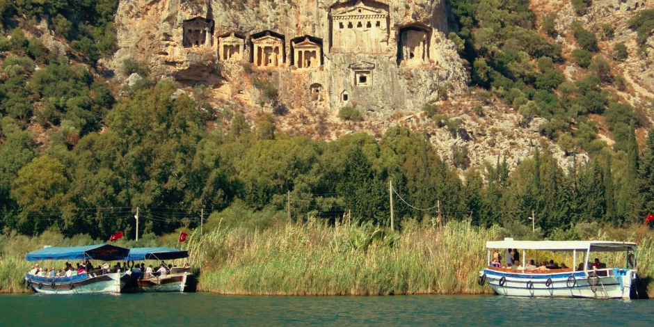 The  Famous Rock Tombs and Sea Turtles of Dalyan