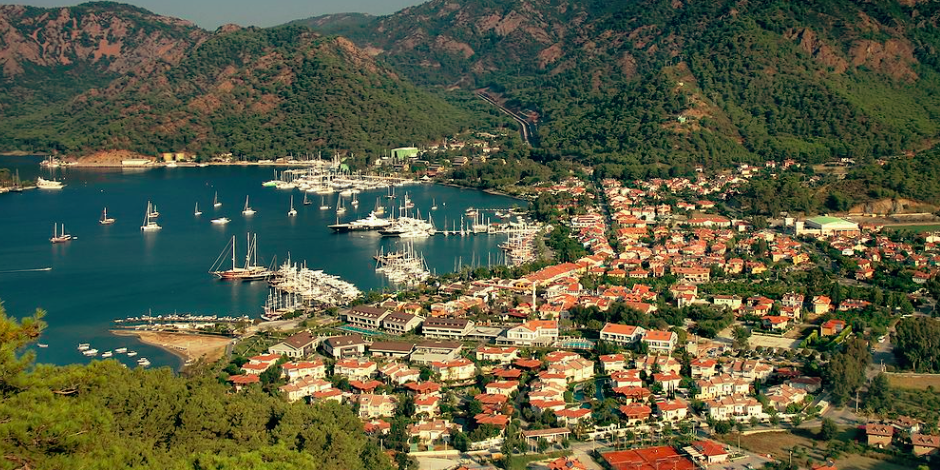 Gocek, a popular place for yacht enthusiasts