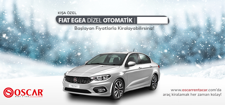 Fiat Egea Dizel Otomatik Aylık 33.900 TL